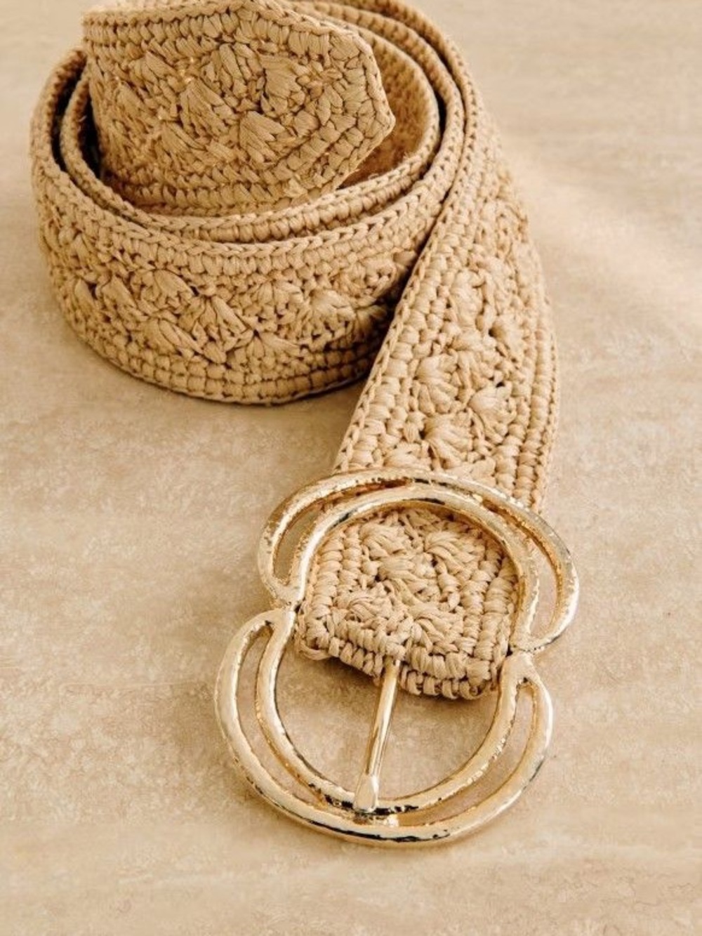 Sezane Raffia Belt